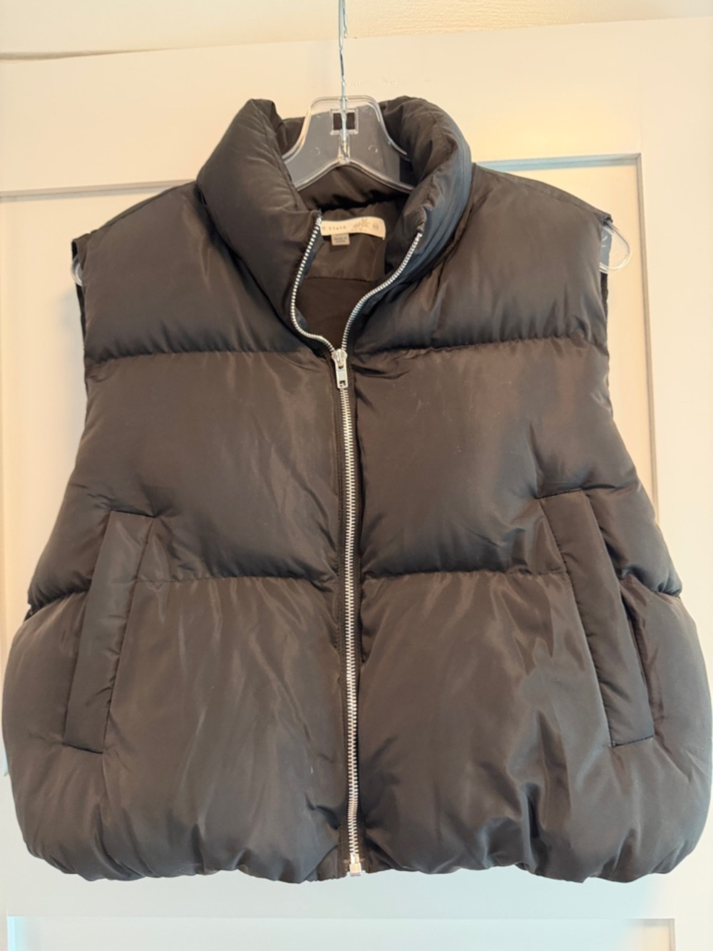 Altar'd State Black Quilted Puffer Vest